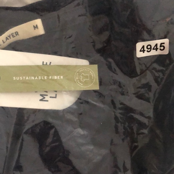 Marine Layer Top Iris Bolt Graphic Long Sleeve Crew Neck Tee Shirt Black NWT M - Picture 5 of 6